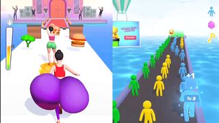 ✅Twerk Race ???? Giant Rush - Max Level ASMR Gameplay iOS, Android Walkthrough Mobile Game | MrRizzini