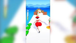 Twerk Race 3D Game ! For Fat women ???? ! #gaming #gameplay #shorts