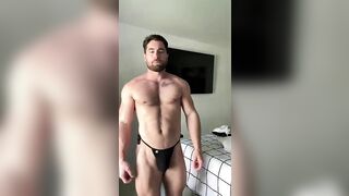 HOT HUNK IN BLACK BIKINIS