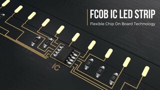 BTF-LIGHTING: FCOB CCT IC LED Strip Light, Flexible Chip on Board Technology