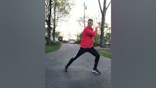 King fu exercise for stretching, cardio, and hip flexors #inspiration #kungfu #martialarts #zen