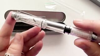 Manga Fountain Pen with Semi Flexible Maru nib. Large Capacity Piston filled dip pen alternative ????