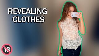 Try On Haul: See-through Clothes and Fully Transparent Women Lingerie | Very revealing! ????????