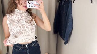 Try On Haul: See-through Clothes and Fully Transparent Women Lingerie | Very revealing! ????????