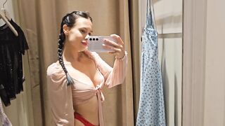 Transparent lingerie and clothes Try On Haul