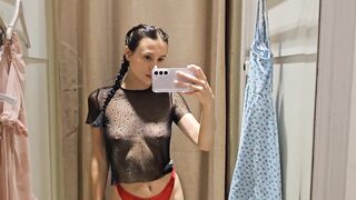 Transparent lingerie and clothes Try On Haul