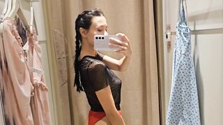 Transparent lingerie and clothes Try On Haul