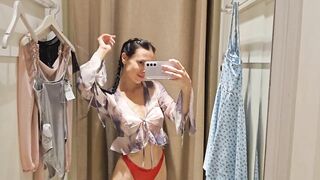 Transparent lingerie and clothes Try On Haul