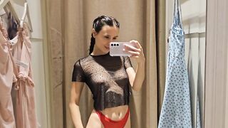 Transparent lingerie and clothes Try On Haul