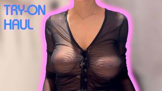 Try On Haul: See-through Clothes and Fully Transparent Women Lingerie | Very revealing!????????