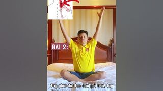 GIẢM ĐAU MỎI CỔ VAI GÁY #shorts #yoga#truongconguan #yogagiamdaulung