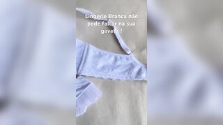 Lindíssimo conjunto Nupcial branco, detalhes em renda e pérolas , sofisticado, Doce Lingerie