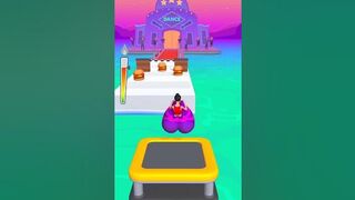 Twerk race 3d - running game #gameplay #youtubeshorts #ytshorts #viral #gaming #game #moneyrun3d