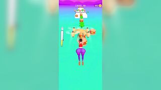 Twerk race 3d - running game #gameplay #youtubeshorts #ytshorts #viral #gaming #game #moneyrun3d