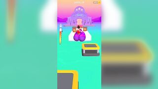 Twerk race 3d - running game #gameplay #youtubeshorts #ytshorts #viral #gaming #game #moneyrun3d