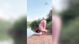 Yoga Poses | Goa | Lakeside | Yoga with Urmi Pandya