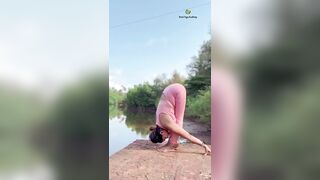 Yoga Poses | Goa | Lakeside | Yoga with Urmi Pandya