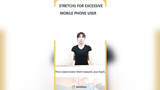 Essential stretching that you must do if you use your smartphone for more than 30 minutes#Shorts