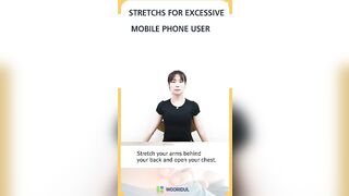 Essential stretching that you must do if you use your smartphone for more than 30 minutes#Shorts