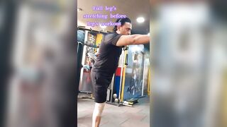 Full leg's stretching before leg's workout ???? #viral #fit #viralvideo #shorts #trending #short #reels