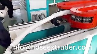 PP 38mm Flexible extension corrugated pipe extrusion machines