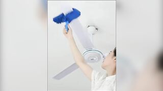 An amazing flexible mop that can clean almost anything #mop #viral #flexible