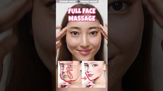 Try This 3 Face Yoga Massages To Lift Up Your Face! No Wrinkles, Get Glowing Skin #skincare #shorts