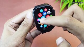 OA88 Smartwatch 1.96 Inch AMOLED Ultra Clear Screen 3D Flexible Surface Design