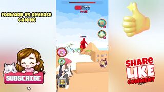 Forward vs Reverse Gaming in Twerk Frontline Girl ⏩ ◀️ | All Levels Gameplay Walkthrough Android iOS