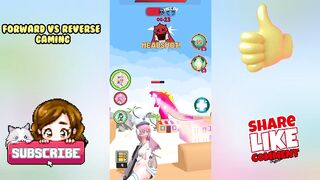 Forward vs Reverse Gaming in Twerk Frontline Girl ⏩ ◀️ | All Levels Gameplay Walkthrough Android iOS