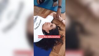 Life in the Yoga Class | What do you do if Student falls #hathayoga #cpr #viralshorts #savelife