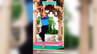 Garudasana(Eagle Pose) ????#yoga #meditation #fitness #health #deepyoga101 #yogashorts #challenge #love