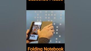 Samsung Flexible Screen Tec Demonstration, Notebook Phone, #shorts #viral #amazing #smartphone