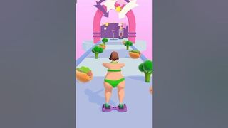 twerk run race 10 game #gameplay #trending #viral #funnyvideo #youtubeshorts #shorts