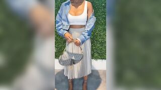 Try-on Haul with Savvy Little Boutique’s Denim Jacket. #tryonhaul2023 #haul #viral #youtubeshorts