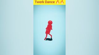 ???????? Twerk Dance | 3d animation #dance #short