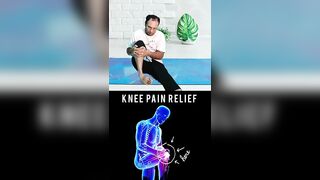 KNEE PAIN RELIEF #yoga #posture #instagram #heelpain #arthritis #spine #stretching #stretching