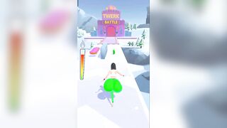 Twerk run 3D | gameplay | Android & ios | #gaming #shorts