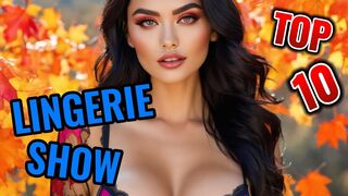 Lingerie show and top 10 most beautiful models fall 2023 #lingerie #4k