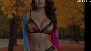 Lingerie show and top 10 most beautiful models fall 2023 #lingerie #4k