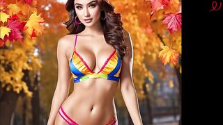 Lingerie show and top 10 most beautiful models fall 2023 #lingerie #4k