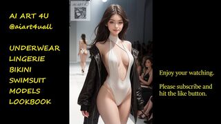 [4K AI MODELS LOOKBOOK] 수영복, 란제리 패션쇼 런웨이 / Swimwear, Lingerie Fashion Show Runway