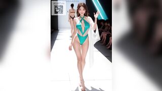 [4K AI MODELS LOOKBOOK] 수영복, 란제리 패션쇼 런웨이 / Swimwear, Lingerie Fashion Show Runway