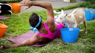 Goat Yoga: “I’m Getting Done By a Goat Here” | Gordon, Gino, and Fred's Road Trip