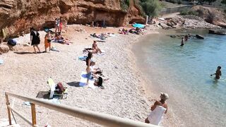 BEACH WALK GREECE ????️ bikini beach ????️ bikini????️athens, greece????️Voulyagmeni Beach