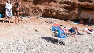 BEACH WALK GREECE ????️ bikini beach ????️ bikini????️athens, greece????️Voulyagmeni Beach