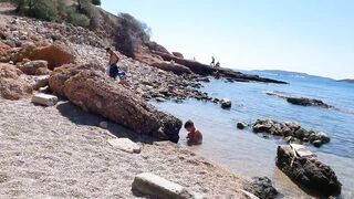 BEACH WALK GREECE ????️ bikini beach ????️ bikini????️athens, greece????️Voulyagmeni Beach