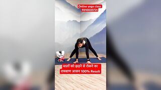 बालों को झड़ने से रोकने का रामबाण आसन 100% Result #yoga #yogawithnaina #hair