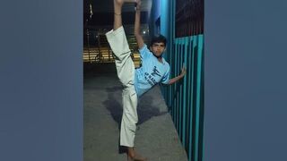 Stretching || Balance Practice || #stretching #stretch #karate #martialarts #training #shortvideo