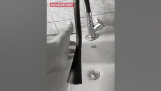 Flexible Faucet | Black Flexible Water Tap | #plumbersworld #diy #gagets #shorts #public #viral